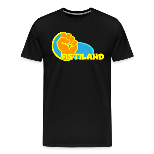 T-shirt Homme Noir FISTILAND Logo Classic - noir