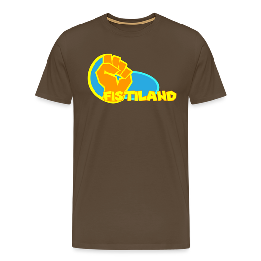 T-shirt Homme Marron FISTILAND Logo Classic - marron bistre