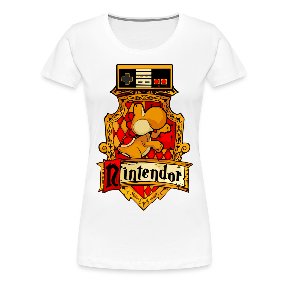 T-shirt Femme Blanc NINTENDOR - Big Logo - blanc