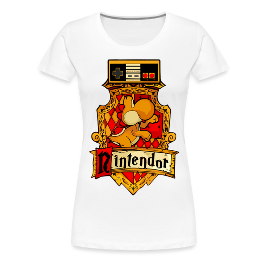 T-shirt Femme Blanc NINTENDOR - Big Logo - blanc