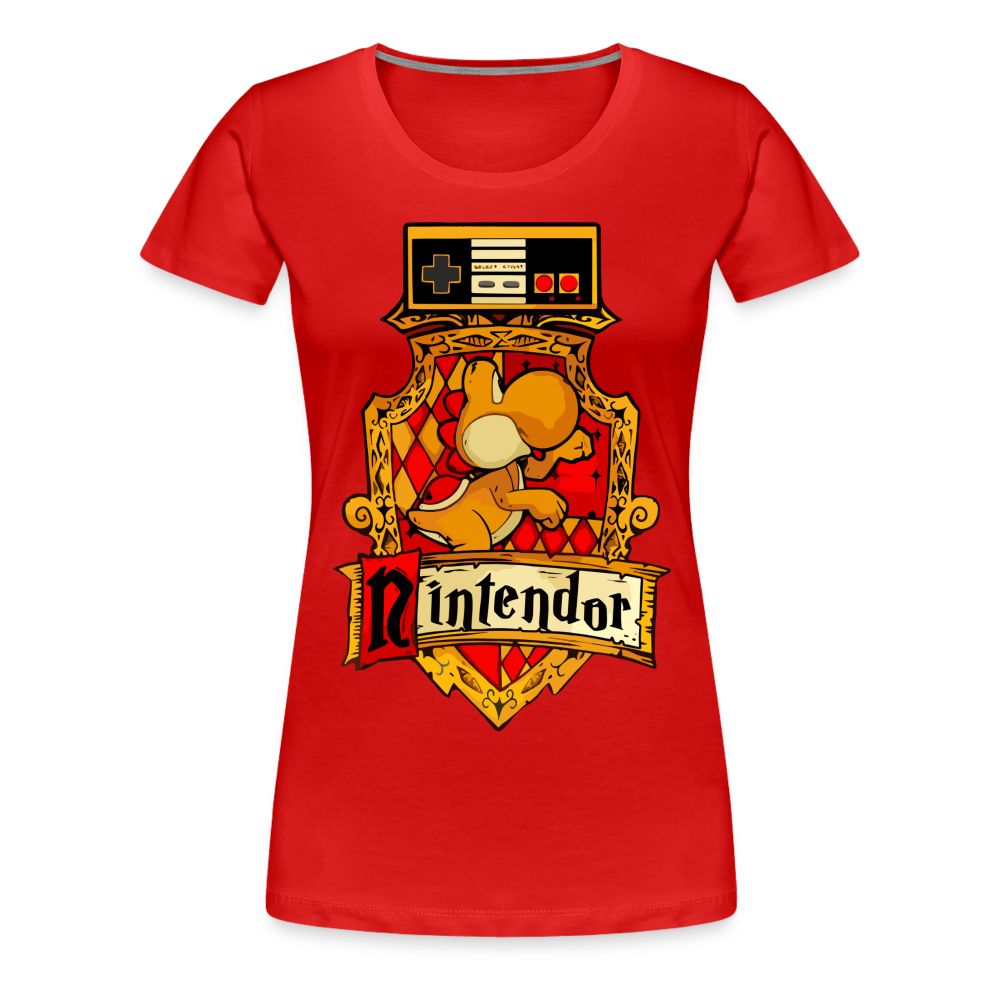 T-shirt Femme Rouge NINTENDOR - Big Logo - rouge