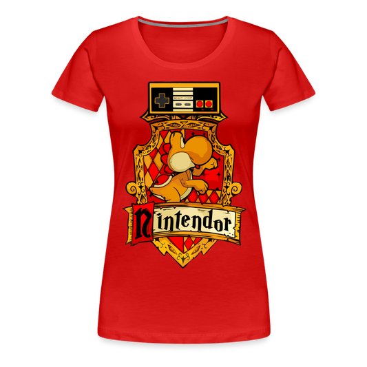 T-shirt Femme Rouge NINTENDOR - Big Logo - rouge