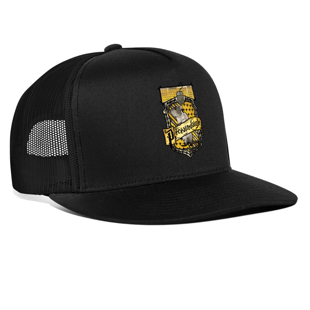 Casquette Trucker Noire PECEAIREDAIGLE - noir/noir