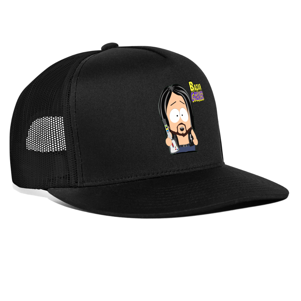 Casquette Trucker Noire Bazar Du Grenier SP 2 - noir/noir