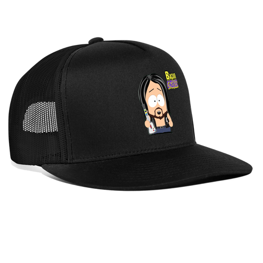 Casquette Trucker Noire Bazar Du Grenier SP 2 - noir/noir