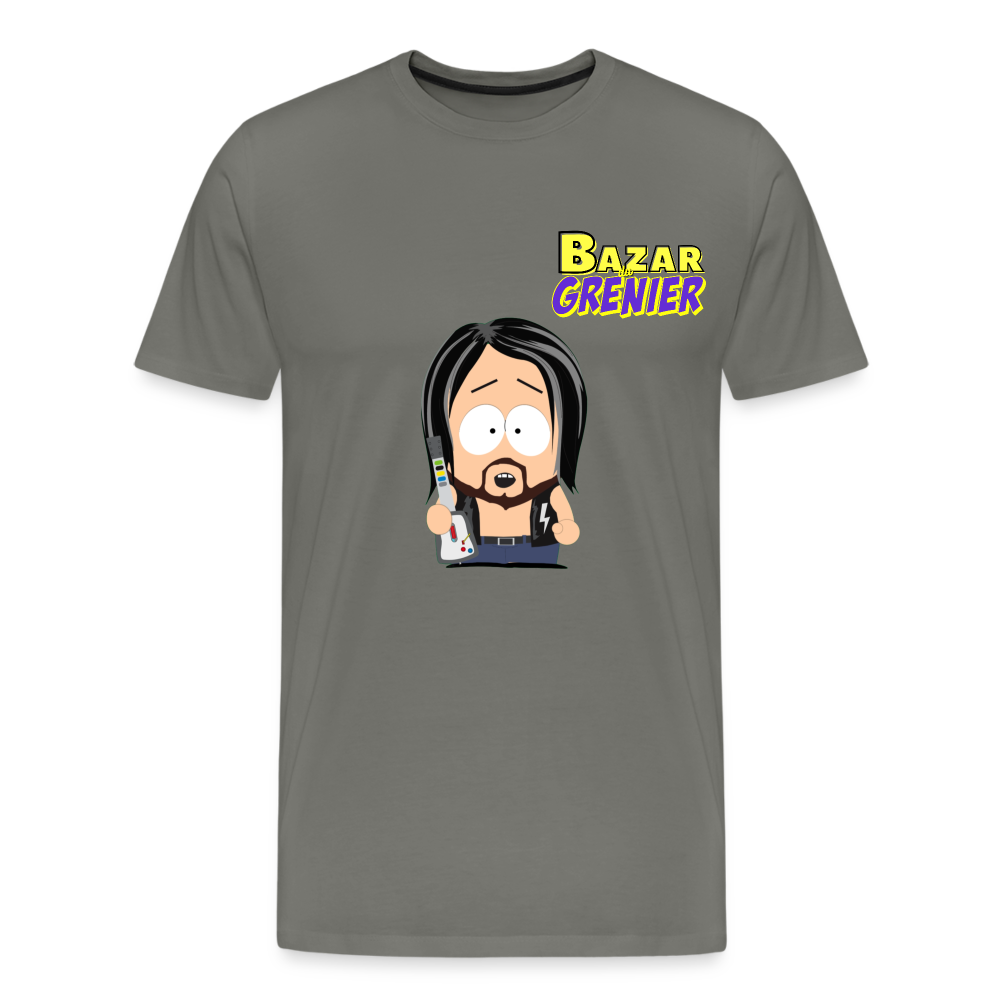 T-shirt Homme Gris Bazar Du Grenier SP 2 - asphalte