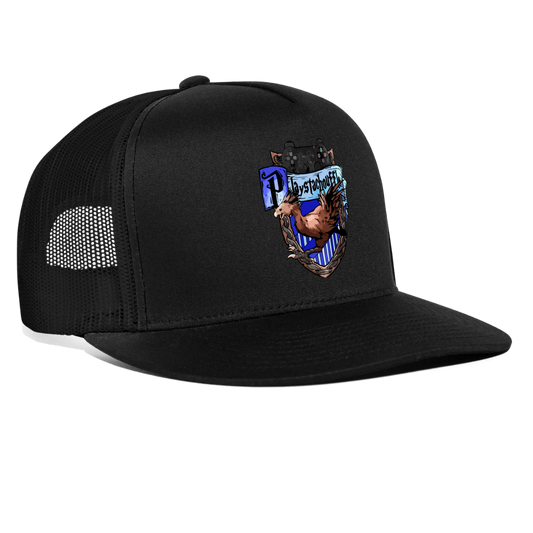 Casquette Trucker Noire PLAYSTACHOUFFLE - noir/noir